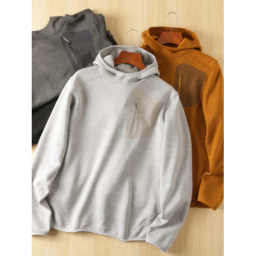 蔦家同步!陽離子科技面料!男裝春秋運動休閒連帽套頭抓絨衛衣潮 蔦家同步!陽離子科技面料!男裝春秋運動休閒連帽套頭抓絨衛衣潮