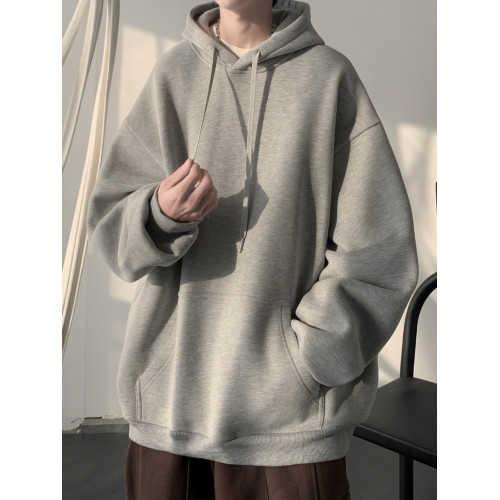 純色連帽衛衣男女春秋2025新款oversize寬松美式重磅加絨情侶外套 純色連帽衛衣男女春秋2025新款oversize寬松美式重磅加絨情侶外套