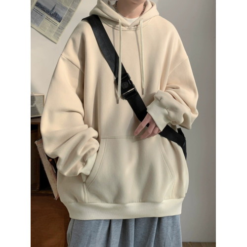 純色連帽衛衣男女春秋2025新款oversize寬松美式重磅加絨情侶外套 純色連帽衛衣男女春秋2025新款oversize寬松美式重磅加絨情侶外套