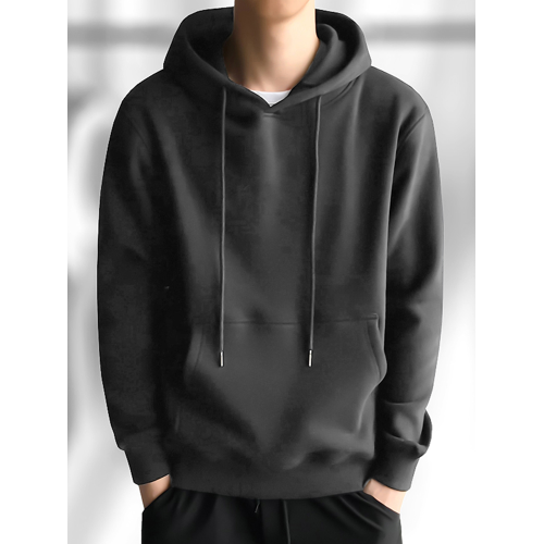 連帽衛衣男士純色外套情侶美式潮牌2025新款重磅秋冬季男裝上衣服 連帽衛衣男士純色外套情侶美式潮牌2025新款重磅秋冬季男裝上衣服