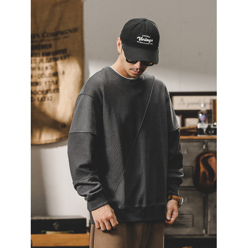 美式重磅復古歐絨棉衛衣男加絨秋季2025新款潮牌寬松大碼男士上衣 美式重磅復古歐絨棉衛衣男加絨秋季2025新款潮牌寬松大碼男士上衣