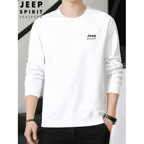 JEEPSPIRIT吉普衛衣男春秋新款圓領長袖寬松套頭打底休閒寬松上衣 JEEPSPIRIT吉普衛衣男春秋新款圓領長袖寬松套頭打底休閒寬松上衣