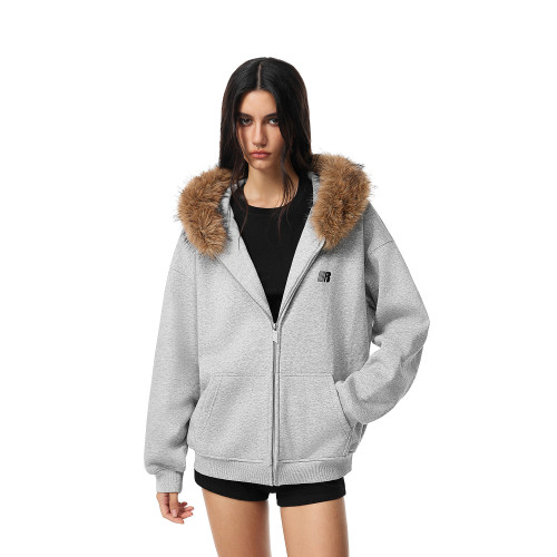 【景研竣同款】FDR 美式復古毛領開衫連帽衛衣外套男女春季上衣