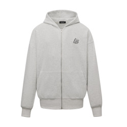 Passway Studio秋新款慵懶開衫連帽衛衣外套男女休閒復古潮牌上衣