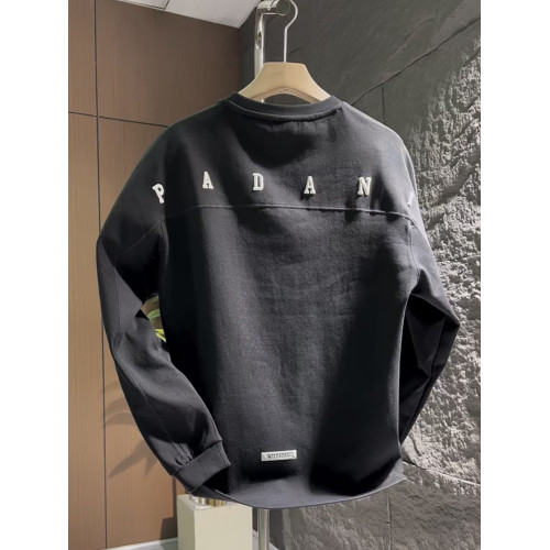 秋冬新款字母拼接休閒圓領衛衣男潮牌高級寬松情侶長袖T恤打底衫 秋冬新款字母拼接休閒圓領衛衣男潮牌高級寬松情侶長袖T恤打底衫