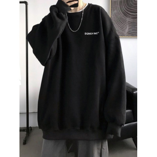 特大碼300斤純棉重磅硬挺衛衣男裝無帽秋冬潮牌美式復古圓領外套2 特大碼300斤純棉重磅硬挺衛衣男裝無帽秋冬潮牌美式復古圓領外套2