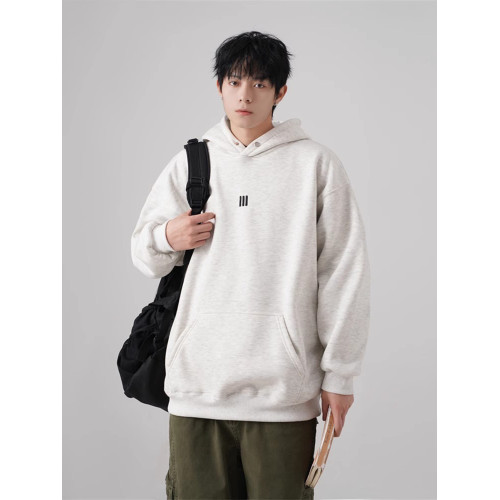 QOTRIOCK美式連帽衛衣男秋季潮牌高級感寬松加絨刺綉情侶帽衫外套 QOTRIOCK美式連帽衛衣男秋季潮牌高級感寬松加絨刺綉情侶帽衫外套