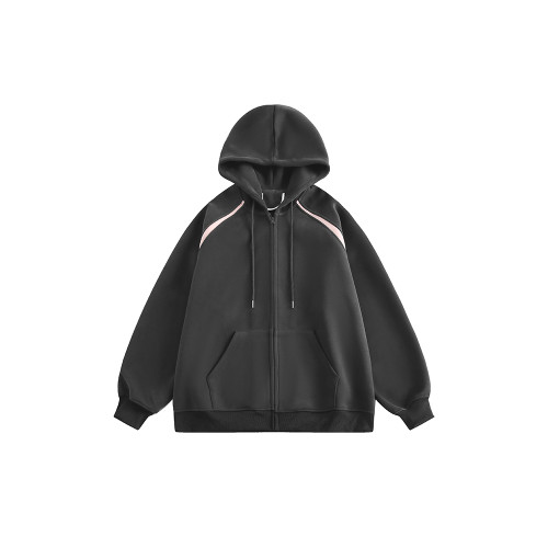 悟空有貨復古潮牌撞色拼接開衫連帽衛衣男女秋季寬松慵懶開衫外套 悟空有貨復古潮牌撞色拼接開衫連帽衛衣男女秋季寬松慵懶開衫外套