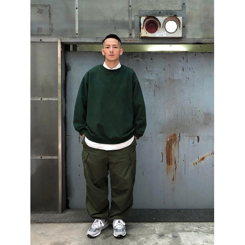 日系復古圓領衛衣男士寬松大碼無帽美式重磅長袖秋冬加厚保暖上衣 日系復古圓領衛衣男士寬松大碼無帽美式重磅長袖秋冬加厚保暖上衣