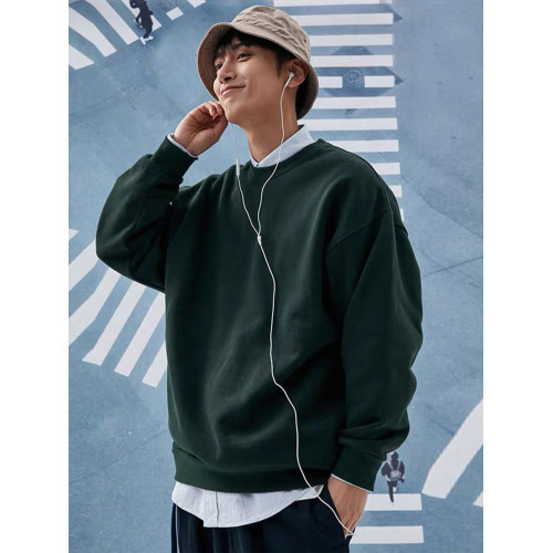 日系復古圓領衛衣男士寬松大碼無帽美式重磅長袖秋冬加厚保暖上衣 日系復古圓領衛衣男士寬松大碼無帽美式重磅長袖秋冬加厚保暖上衣