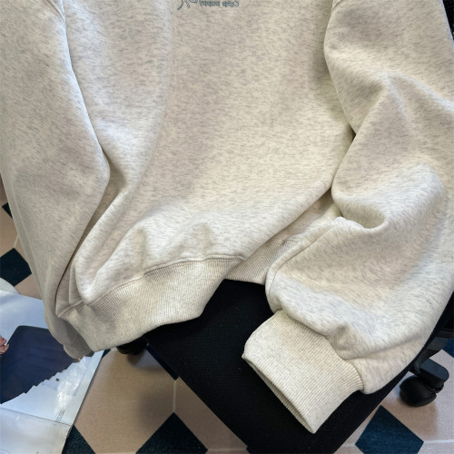 vintage小衆狗狗刺綉無帽衛衣男女秋季寬松復古獨特別致可愛上衣 vintage小衆狗狗刺綉無帽衛衣男女秋季寬松復古獨特別致可愛上衣