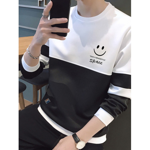 青少年衛衣男款春秋季2025新款長袖t恤高中學生上衣服加絨打底衫 青少年衛衣男款春秋季2025新款長袖t恤高中學生上衣服加絨打底衫