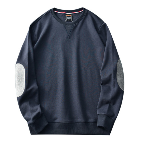 簡潔經典款 男士日系碳素水洗純色寬松毛圈衛衣男 大碼圓領上衣潮 簡潔經典款 男士日系碳素水洗純色寬松毛圈衛衣男 大碼圓領上衣潮