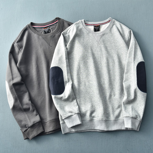 簡潔經典款 男士日系碳素水洗純色寬松毛圈衛衣男 大碼圓領上衣潮 簡潔經典款 男士日系碳素水洗純色寬松毛圈衛衣男 大碼圓領上衣潮