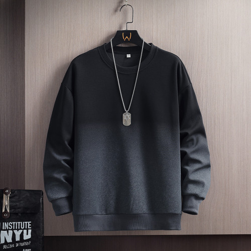 漸變色重磅衛衣男生春秋款圓領長袖t恤青少年休閒寬松秋衣打底衫 漸變色重磅衛衣男生春秋款圓領長袖t恤青少年休閒寬松秋衣打底衫