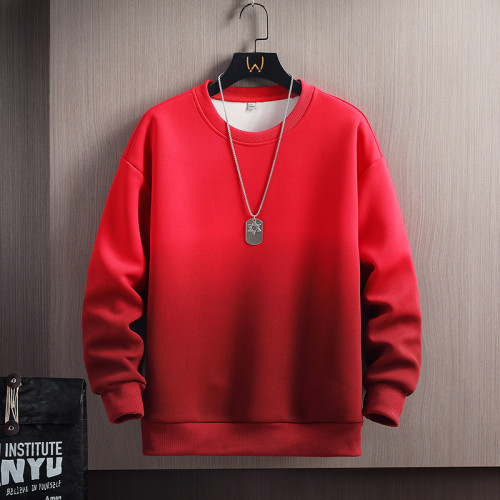 漸變色重磅衛衣男生春秋款圓領長袖t恤青少年休閒寬松秋衣打底衫 漸變色重磅衛衣男生春秋款圓領長袖t恤青少年休閒寬松秋衣打底衫