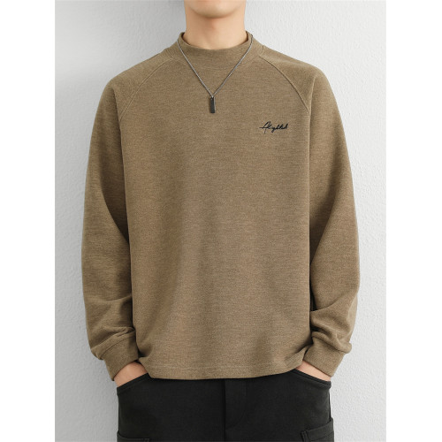 德絨打底衫男秋冬季衛衣加絨內搭保暖衣服雙面絨男長袖t恤半高領 德絨打底衫男秋冬季衛衣加絨內搭保暖衣服雙面絨男長袖t恤半高領