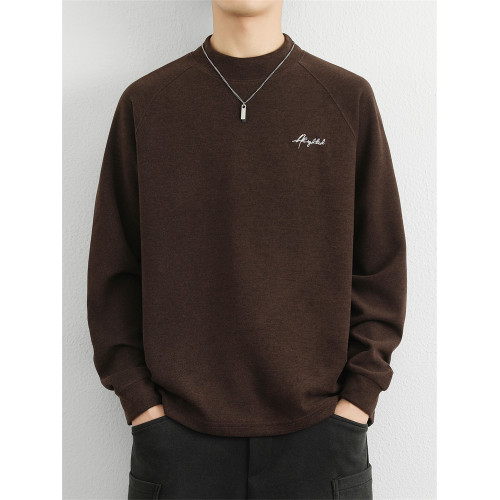 德絨打底衫男秋冬季衛衣加絨內搭保暖衣服雙面絨男長袖t恤半高領 德絨打底衫男秋冬季衛衣加絨內搭保暖衣服雙面絨男長袖t恤半高領