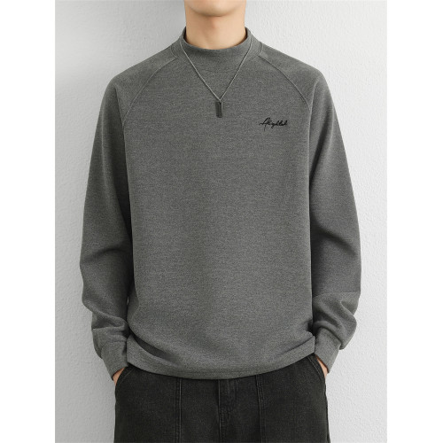 德絨打底衫男秋冬季衛衣加絨內搭保暖衣服雙面絨男長袖t恤半高領 德絨打底衫男秋冬季衛衣加絨內搭保暖衣服雙面絨男長袖t恤半高領