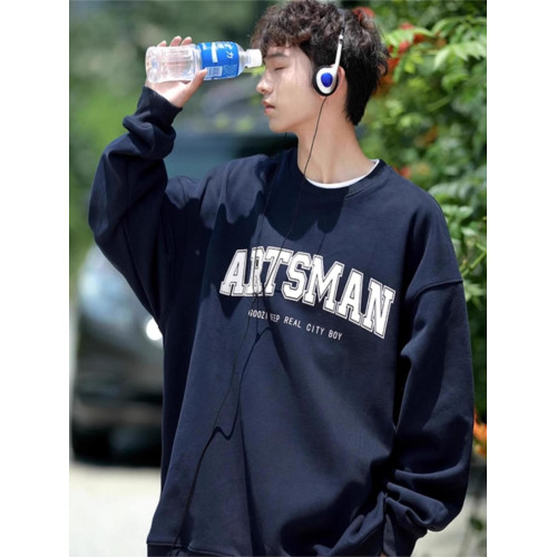 特大碼300斤純棉重磅衛衣男裝春秋季美式青少年圓領無帽外套上衣2 特大碼300斤純棉重磅衛衣男裝春秋季美式青少年圓領無帽外套上衣2