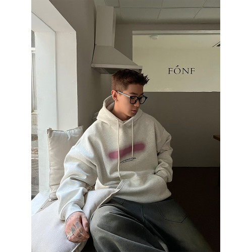 OXFREAK「霓虹噴色漸變」550G全棉重磅連帽衛衣男加絨加厚秋冬款 OXFREAK「霓虹噴色漸變」550G全棉重磅連帽衛衣男加絨加厚秋冬款