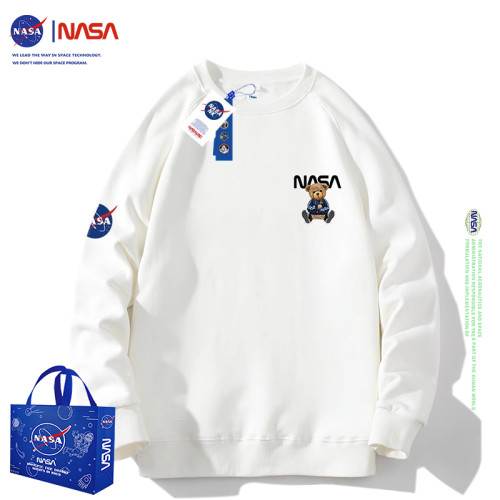 NASA旗艦官方潮牌圓領衛衣男士春秋冬季加大碼寬松套頭上衣男生款 NASA旗艦官方潮牌圓領衛衣男士春秋冬季加大碼寬松套頭上衣男生款
