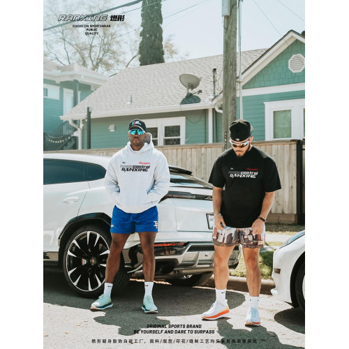 燃形5%態度連帽衛衣純棉寬松重磅健身擼鐵大碼冬季男女小衆設計師 燃形5%態度連帽衛衣純棉寬松重磅健身擼鐵大碼冬季男女小衆設計師