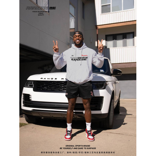 燃形5%態度連帽衛衣純棉寬松重磅健身擼鐵大碼冬季男女小衆設計師 燃形5%態度連帽衛衣純棉寬松重磅健身擼鐵大碼冬季男女小衆設計師