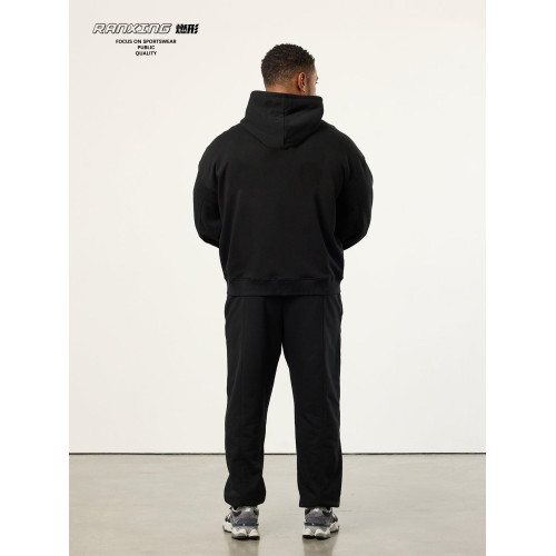 燃形5%態度連帽衛衣純棉寬松重磅健身擼鐵大碼冬季男女小衆設計師 燃形5%態度連帽衛衣純棉寬松重磅健身擼鐵大碼冬季男女小衆設計師