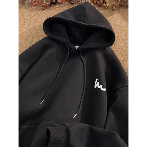 美式連帽衛衣男士秋冬2025新款加絨加厚寬松情侶上衣外套ins潮牌 美式連帽衛衣男士秋冬2025新款加絨加厚寬松情侶上衣外套ins潮牌