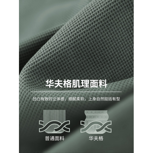 吉普春秋季華夫格圓領衛衣男士2025新款純色長袖T恤打底衫外套潮 吉普春秋季華夫格圓領衛衣男士2025新款純色長袖T恤打底衫外套潮