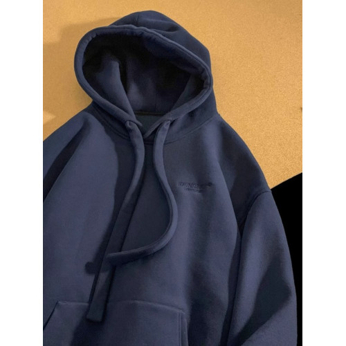 美式復古寬松慵懶風學生春秋款重磅連帽衛衣加絨加厚外套冬季上衣 美式復古寬松慵懶風學生春秋款重磅連帽衛衣加絨加厚外套冬季上衣