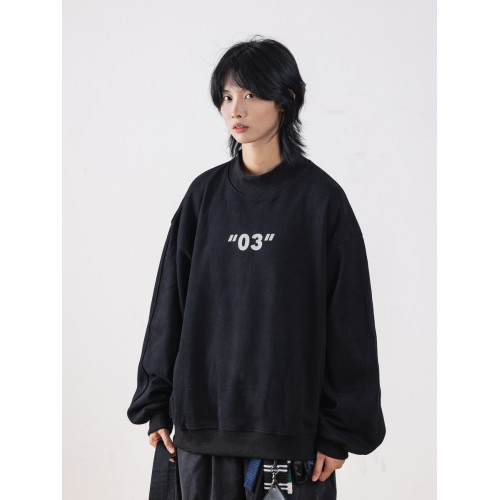 水曜日定休小領口重磅基礎款衛衣男寬松2025春季新款加絨加厚上衣 水曜日定休小領口重磅基礎款衛衣男寬松2025春季新款加絨加厚上衣