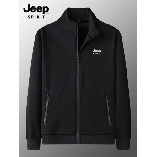 吉普開衫衛衣男士秋冬季2025新款休閒上衣加絨加厚運動爸爸外套服 吉普開衫衛衣男士秋冬季2025新款休閒上衣加絨加厚運動爸爸外套服