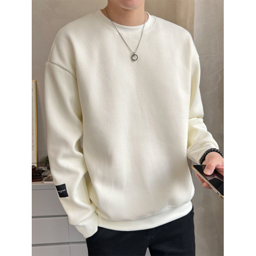 歐洲站重磅圓領衛衣男秋冬寬松2025春季新款潮牌百搭落肩加絨上衣 歐洲站重磅圓領衛衣男秋冬寬松2025春季新款潮牌百搭落肩加絨上衣