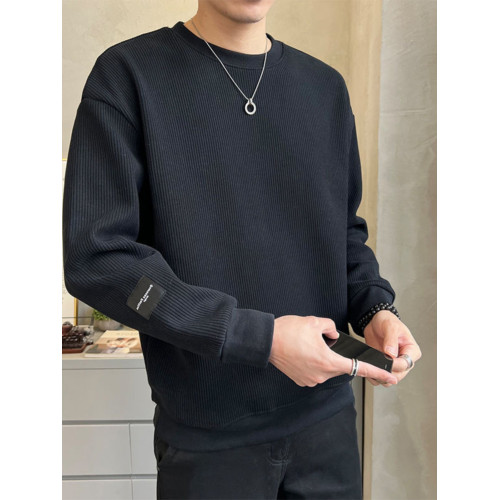 歐洲站重磅圓領衛衣男秋冬寬松2025春季新款潮牌百搭落肩加絨上衣 歐洲站重磅圓領衛衣男秋冬寬松2025春季新款潮牌百搭落肩加絨上衣