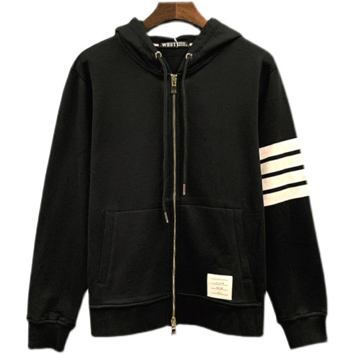 LMSTORE潮牌四條杠tb寬松百搭拉鍊開衫衛衣秋冬情侶連帽休閒外套 LMSTORE潮牌四條杠tb寬松百搭拉鍊開衫衛衣秋冬情侶連帽休閒外套