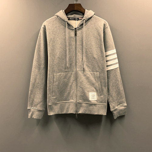 LMSTORE潮牌四條杠tb寬松百搭拉鍊開衫衛衣秋冬情侶連帽休閒外套 LMSTORE潮牌四條杠tb寬松百搭拉鍊開衫衛衣秋冬情侶連帽休閒外套