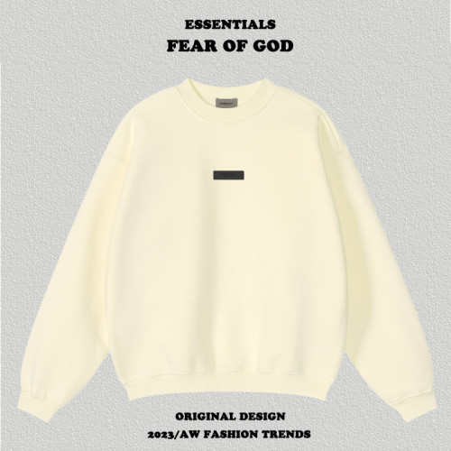 復線essentials胸前徽標字母矽膠立體加絨圓領衛衣男女情侶FOG潮 復線essentials胸前徽標字母矽膠立體加絨圓領衛衣男女情侶FOG潮