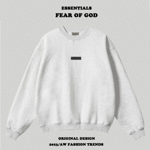 復線essentials胸前徽標字母矽膠立體加絨圓領衛衣男女情侶FOG潮 復線essentials胸前徽標字母矽膠立體加絨圓領衛衣男女情侶FOG潮