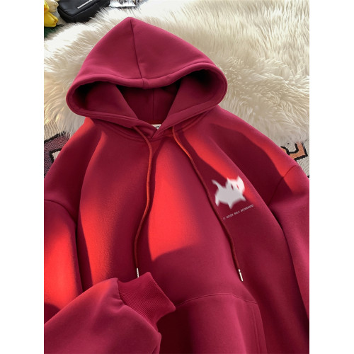 港風美式復古潮牌重磅100%純棉連帽衛衣男裝秋冬加絨帥氣寬松百搭 港風美式復古潮牌重磅100%純棉連帽衛衣男裝秋冬加絨帥氣寬松百搭