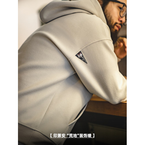 馬登工裝美式休閒重磅毛呢連帽衛衣cleanfit廓形寬松套頭衫男秋 馬登工裝美式休閒重磅毛呢連帽衛衣cleanfit廓形寬松套頭衫男秋