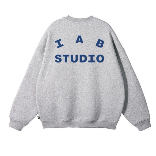 IAB STUDIO후드티高品質100%純棉春秋男女通用套頭衛衣外套情侶