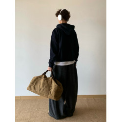 白菜coke美式拼接純棉重磅連帽boxy通勤衛衣hoodie夾克上衣男女