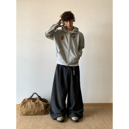 白菜coke美式拼接純棉重磅連帽boxy通勤衛衣hoodie夾克上衣男女 白菜coke美式拼接純棉重磅連帽boxy通勤衛衣hoodie夾克上衣男女