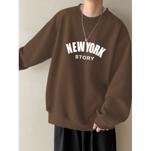 重磅圓領衛衣男女寬松情侶裝純棉長袖t恤春秋冬青少年加絨打底衫 重磅圓領衛衣男女寬松情侶裝純棉長袖t恤春秋冬青少年加絨打底衫