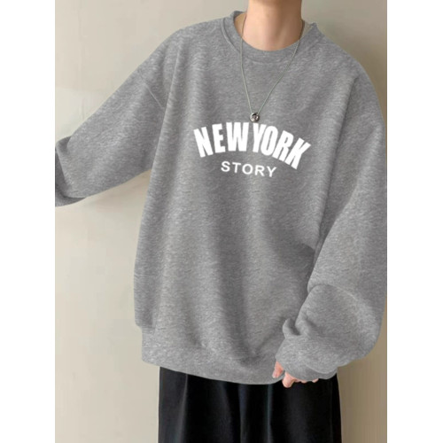 重磅圓領衛衣男女寬松情侶裝純棉長袖t恤春秋冬青少年加絨打底衫 重磅圓領衛衣男女寬松情侶裝純棉長袖t恤春秋冬青少年加絨打底衫