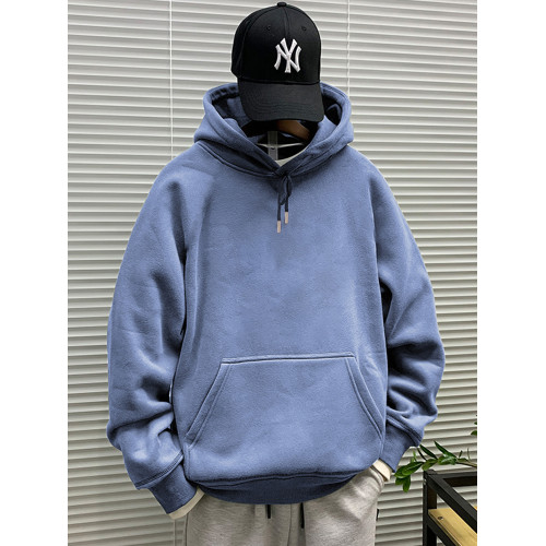 440克冬季餘文樂潮牌男裝衛衣男士連帽外套簡約上衣寬松加絨帽衫 440克冬季餘文樂潮牌男裝衛衣男士連帽外套簡約上衣寬松加絨帽衫