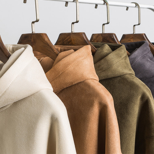 toughleaf(麂皮+銀狐絨)600g重磅加絨日系復古寬松情侶連帽衛衣男 toughleaf(麂皮+銀狐絨)600g重磅加絨日系復古寬松情侶連帽衛衣男