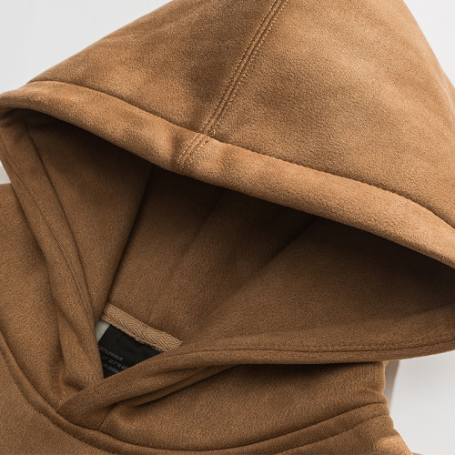 toughleaf(麂皮+銀狐絨)600g重磅加絨日系復古寬松情侶連帽衛衣男 toughleaf(麂皮+銀狐絨)600g重磅加絨日系復古寬松情侶連帽衛衣男